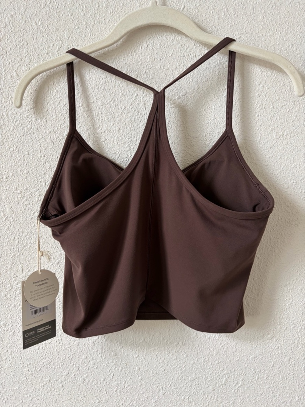 Vuori All The Feels Tank 2.0 Java Size Medium Athleisure Sporty Neutral - Picture 2 of 8
